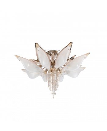 现代轻奢听螺系列8头餐吊灯