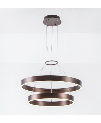 现代简约双圈LED吊灯