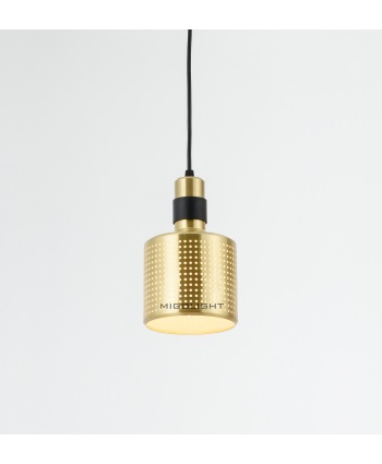 黑金娄空现代单头吊灯