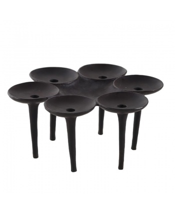 现代轻奢金属烛台摆件